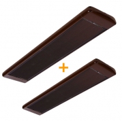 Два инфракрасных обогревателя Almac ИК-5 Венге